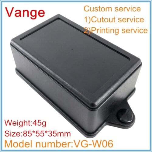 1pcs/lot wall-mounted project box 85*55*35mm ABS plastic junction box housing for wire connector product