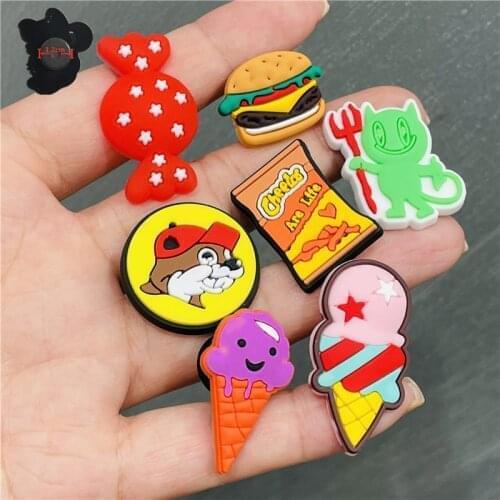1PCS PVC Kawaii Cartoon Fridge Magnets Candy Hamburger Rabbit Ice Cream Refrigerator Magnetic Sticker Blackboard Sticker Kid Toy