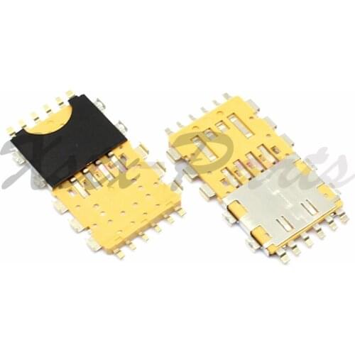 100PCS Brand New Sim Card Socket Reader Repair Replacement Part For Blackberry 9900 9930 9981