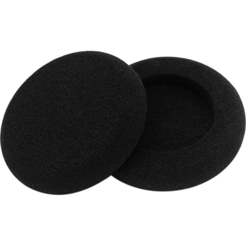 57mm Black Replacement Ear pads foam ear cushions for Plantronics Supra series Headsets headphone foam 20pcs/lot