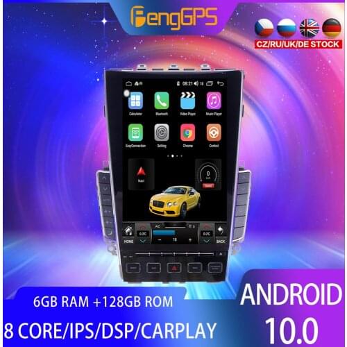 128G Android 10 Tesla Style Screen For Infiniti A50L Carplay DSP Car Radio Multimedia Video Player Navigation GPS No 2 Din Dvd