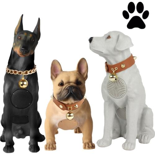 M209 whole body dog head Bluetooth speaker M210 Wireless Pet Dog subwoofer card Bulldog small sound gift