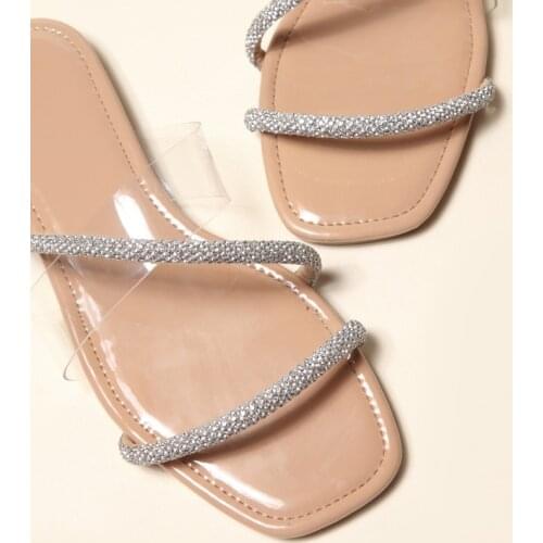 Big Size Women Slippers Women Summer Flip-Flops Women Flip Flops Rhinestones Slippers Female Flats Slides Women Summer Footwear