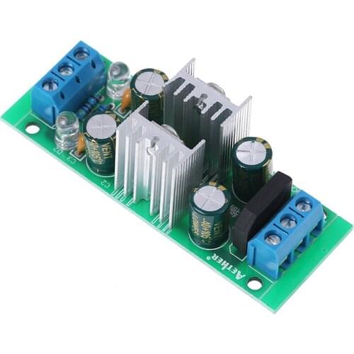 DC 12~24V LM7809+LM7909 +- 9V Dual Voltage Regulator Rectifier Bridge Power Supply Module
