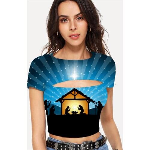 Somepet Christian T shirt Women Galaxy Shirt Print Animal Tshirt Printed Tree T-shirts 3d Short Sleeve Summer Fashion Slim Tops