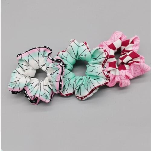 The Anime Demon Slayer Large intestine hair ring headdress anime surrounding new products hair accessories Kamado Nezuko Kochou