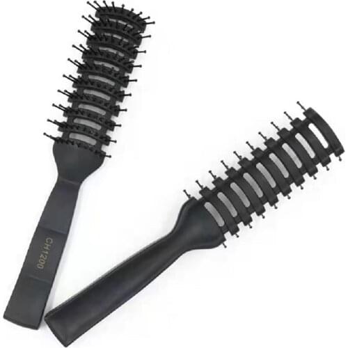 DREWTI Fashion Men Hair Brush Plastic Antistatic Comb Barber Dressing Salon Styling New