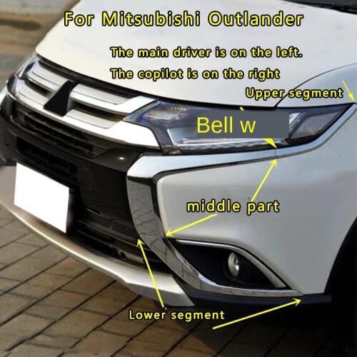 ABS Front Bumper Fender Trim Cover for Mitsubishi Outlander 2016 2017 2018
