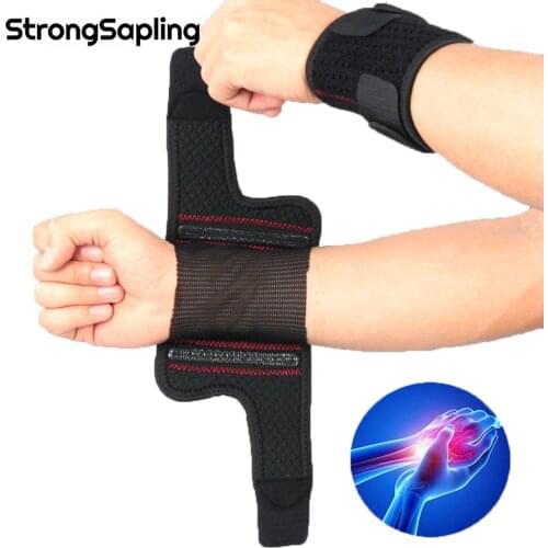 Wrist Brace Support Sprain Forearm Splint Band Strap Wristband Wrist Support Weight For Volleyball Basketball Gym Weightlifting