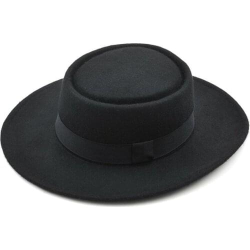 Good Quality Panama 100% Wool Pure Cashmere Shaped Solid Borsalino Hat Winter Felt Gambler Jazz Hat for Men and Women Fedoras
