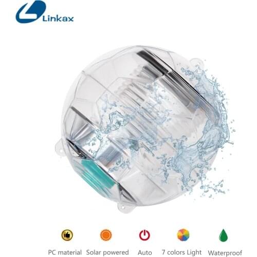 Solar Power LED Floating Night Light Ball Waterproof Multi Color Changing Pool pond fountain floating rainbow Light Garden Lamp