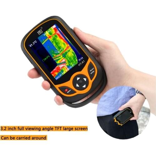 HTI HT-A1 Thermal Imager Infrared Thermal Camera Detector Temperature Meter Measuring Tools Handheld TFT Display Screen Hunt