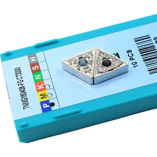 TNMG160408 FG CT3000 Taegutec Cermet External Turning Tool Carbide Insert High Quality Lathe Cutter Tool Tokarnyy Turning Insert