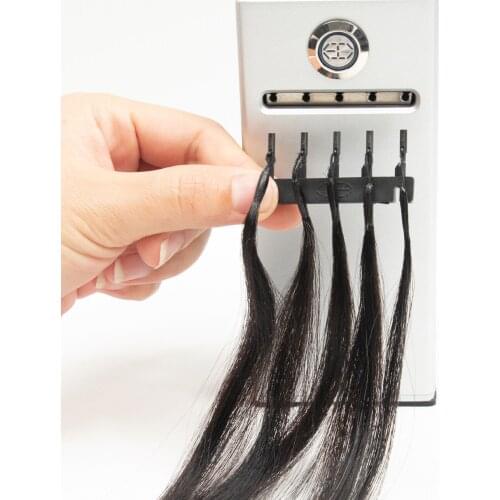 6D second generation hair extension installation machine Lock the hair bundle to the 6D2 buckle at the extreme speed