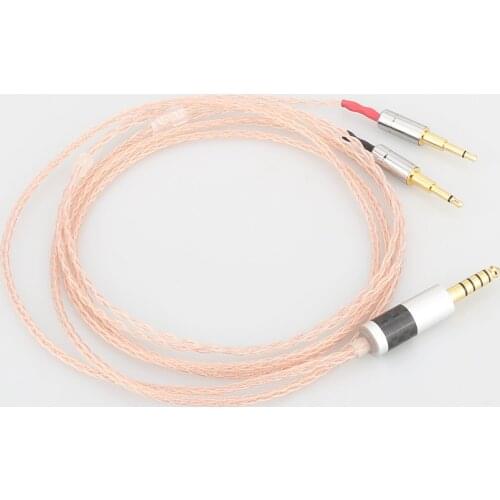 High Quality 2.5/3.5/4.4/XLR Balanced Single Copper Headphone Upgrade Cable for OPPO PM-1 PM-2 HE1000 400S 560