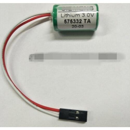 10pcs Original New 575332 TA 575332TA 3V 6FC5247-0AA18-0AA0 840D Lithium PLC Battery with plugs / connectors