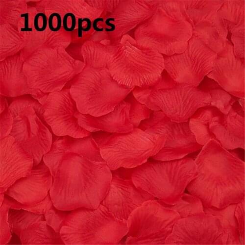 1000PCS Wedding Rose Petals Wedding Petals Silk Rose Petals Colorful Artificial Flower Wedding Accessories
