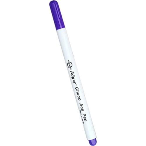 2/5/12PCS Diy Tools Adgar Chaco Ace Pen Water Soluble Quilting Pen Purple colour