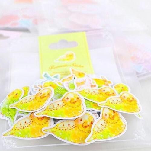 70Pcs/Pack Romantic Sticker Scrapbooking Diary Album Phone School Supplies Decor