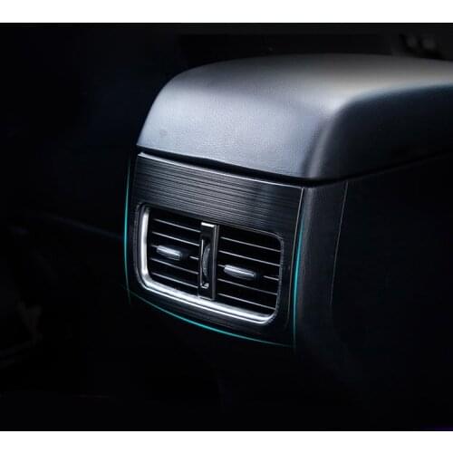 For Mazda CX-5 CX5 2020 2019 2018 2017Accesorios Car Armrest Box Rear Air Conditioner Outlet Frame Cover Trim Interior Moulding
