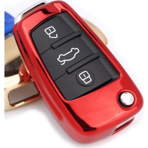 2020 TPU Car Key Case Cover Cap For Audi Q7 Q5 Q2 Q8 Q3 A4 B6 B7 B8 B9 A1 A2 A3 8P 8V A6 C6 4F A5 Key Ring Holder Accessories