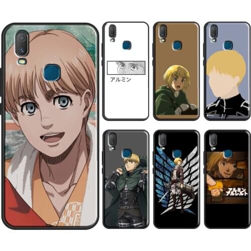 Armin Arlert Attack on Titan Anime Case For Vivo Y91C Y1S Y11S Y12 Y17 Y20 Y30 Y50 Y81 S1 V11 V17 Neo V20 SE Y11 2019 Cover