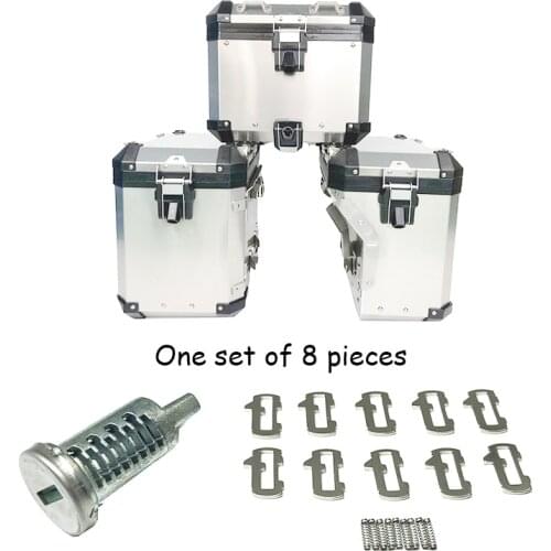 For BMW R1200GS LC ADV R1250GS Adventure Motorcycle key cylinder lock Cylinder core plug aluminum Trunk Saddlebag Top Case Box