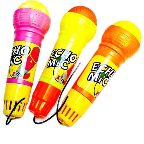 7.5" Toy Echo Microphone Mic Built-in Sound Boys Girls Kids Pretend Play Birthday Party Favor Game Gift Christmas Halloween Toys