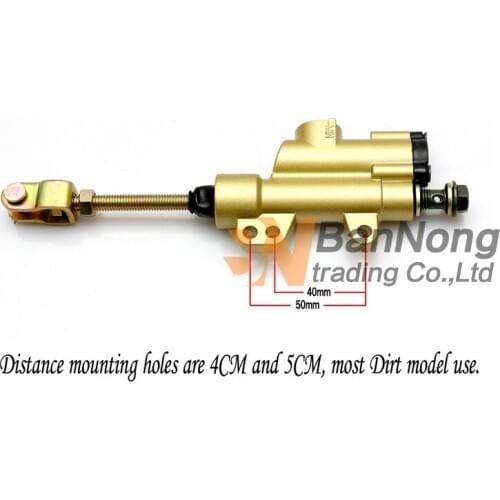 Dirt Bike Offroad Motorcycle ATV Foot Brake Hydraulic Pump Suit for Modify Refit Rear Brake Master Cylinder Pump Universal