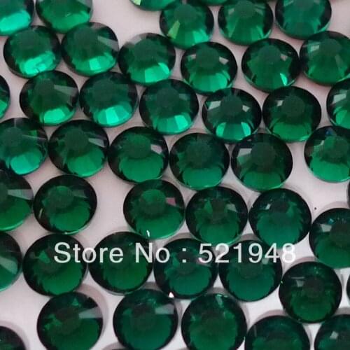 Emerald SS16 1440pcs/bag DMC Hot Fix Rhinestone Crystal Flatback Loose Strass Rhinestone for clothes bagsJewelry Accessories