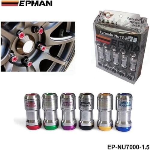 M12 X1.5 Or M12 X1.25 AUTHENTIC EPMAN ACORN RIM Racing Lug Wheel Nuts Screw 20PCS CAR For Toyota FOR VOLK EP-NU7000