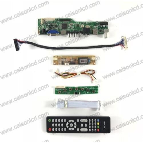 M6-V5.1 LCD TV controller board support VGA AUDIO AV USB TV for 17 inch 1280X1024 2-lamp M170ETN01.0 LM170E03-TLHB