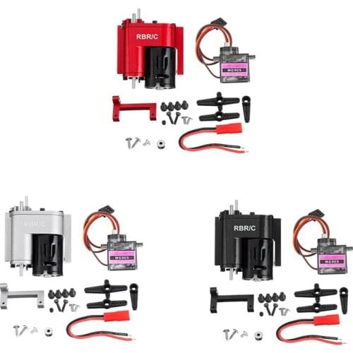 Metal 2 Speed Transmission Speed Change GearBox for WPL C14 C24 B14 B16 B36 MN D90 D91 MN99S RC Car Upgrade Parts