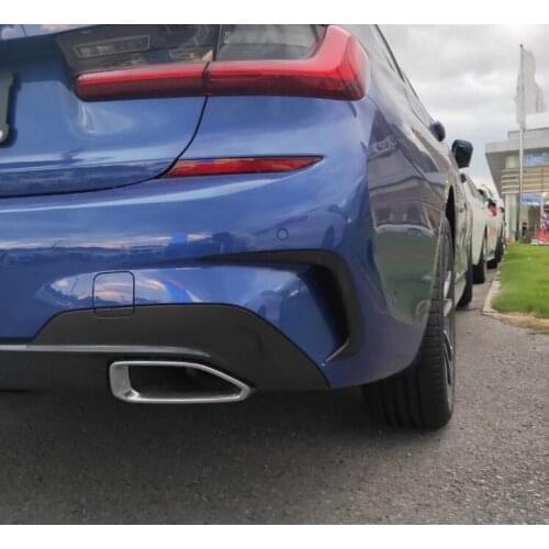 Fit For BMW 2020 New 3-series 325li modified rear air knife decoration rear bar tail lamp decorative strip car accessories