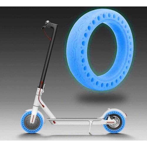 Rubber 8.5 Inch Solid Fluorescent Tire for Mijia Xiaomi M365/pro Electric Scooter DIY Assembly Repair Spare Accessories Wheel