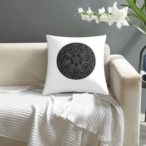 Sigillium Dei Aemeth Occult Sigil Metaphysical pillowcase printed cushion cover sofa waist pillow pillow cover