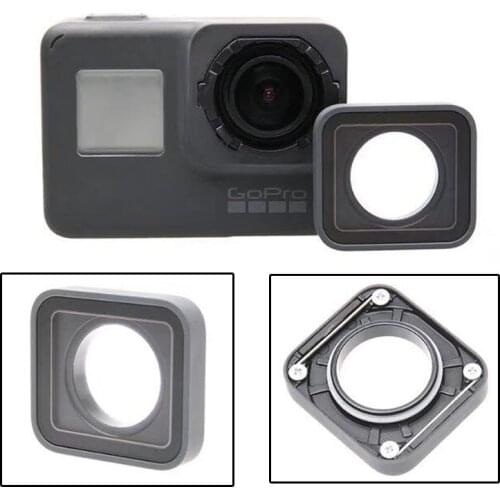 UV Lens Ring Replacement Protective Repair Glass UV lens for Gopro Hero 5/6/7 Black