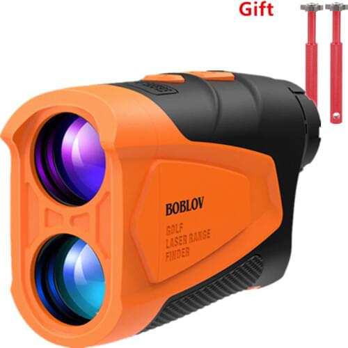 BOBLOV Telescope Laser Range Finder Digital Distance Meter Hunting Monocular Golf Rangefinder Golf Iron Wedge Club Groove Gift