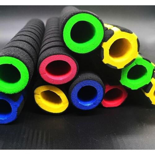 2Pcs/pair 12/22cm Long Length Bike Grips Racing Bicycle Motorcycle Handle Bar Foam Sponge Cover Non-slip Soft Handlebar Bike Bar