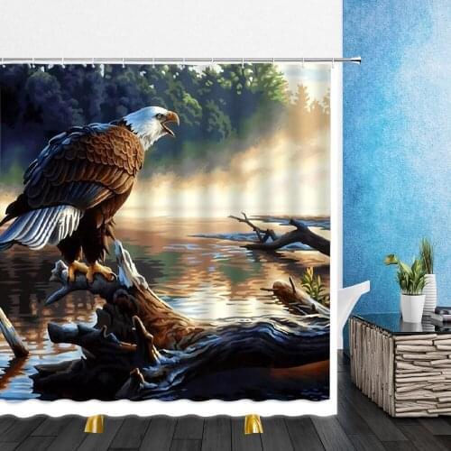 Cartoons Shower Curtains Animal Sea Turtle Tortoise 3D Print Bathroom Home Decor Waterproof Polyester Bath Curtain With Hooks
