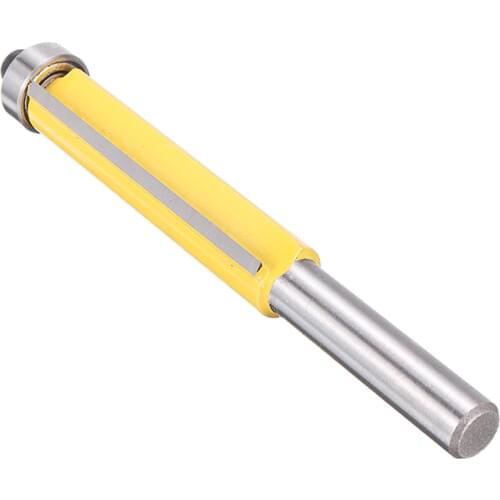 1pc 1/2inch Flush Bearing Wood Template Drill Bit 8mm Shank Trimming Router Cutter Alloy Wood Milling Cutting Tool
