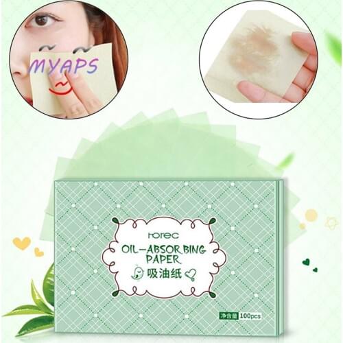 100 Sheets/pack Professional Face Make Up Oil Absorbing Blotting Facial Clean Paper Oil Control Film Tissue