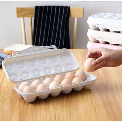 12/18 GridEgg TrayHolderStorageBox Refrigerator Crisper Storage Container Camping Picnic BBQ ShockProof Holder Box Organization