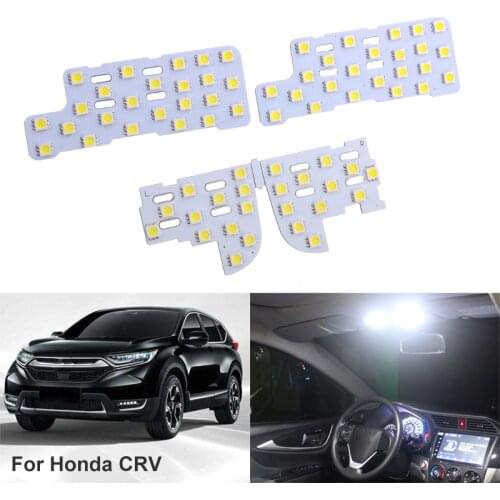 4Pcs/set For Honda CRV Led Interior Dome Reading Lights For Honda CRV 2006 2007 2008 2009