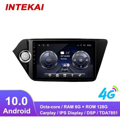9"Android 10.0 Car Radio GPS Navigation autoradio multimedia player for kia rio k2 2007 2015 head unit stereo