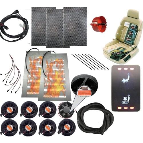 12v car Heated and Cooled seat pad Kits System for Honda Accord 9 on Behalf Heat/Cool Switch Heater pad car Ventilated seat Cool