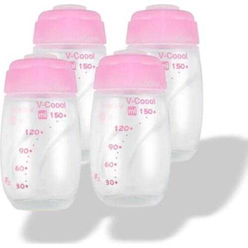 Baby Breast Milk Storage bottle nursing bottles Newborn 6 pcs/set Safe Feeding breast pump infant nursing bottle BNA044