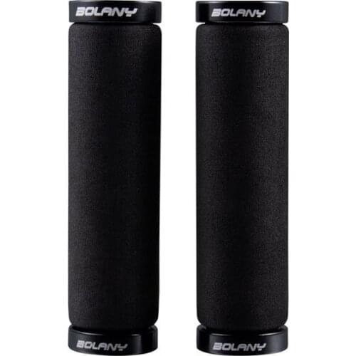 Bolany Bicycle Grip Cover Aluminum Alloy Ring Sponge Shock-Absorbing Bike Grip for Mountain Bike Scooter