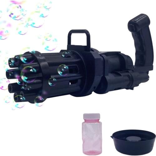 Kids toys gatling bubble machine Summer soap bubbles gun For Children Gift Toys Toddlers Indoor Outdoor Wedding Bubble Free Ship