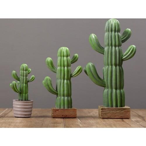 Simulation Cactus Plant Potted Creative Home Furnishings Interior Decoration Bonsai Home Decoration Accessories for Living Room